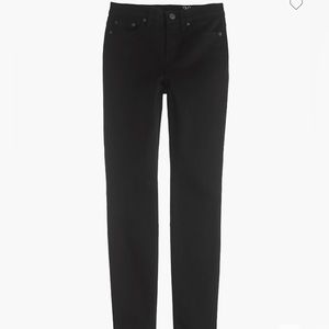 9" high-rise toothpick jean 35 black womens